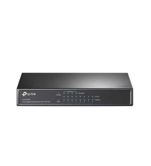 SWITCH 8P GIGABIT 4POE. CASE PLASTICO