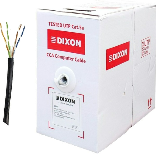 [3050] CAJA DE CABLE UTP CAT 5E 305MT DIXON