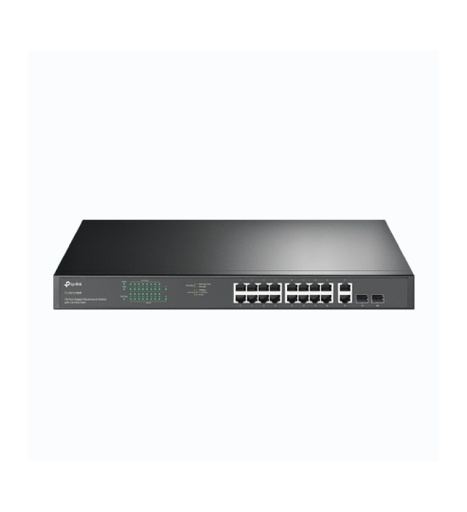 TP-TL-SG1218MP 18-Port Gigabit Rackmount Switch with 16-Port PoE+